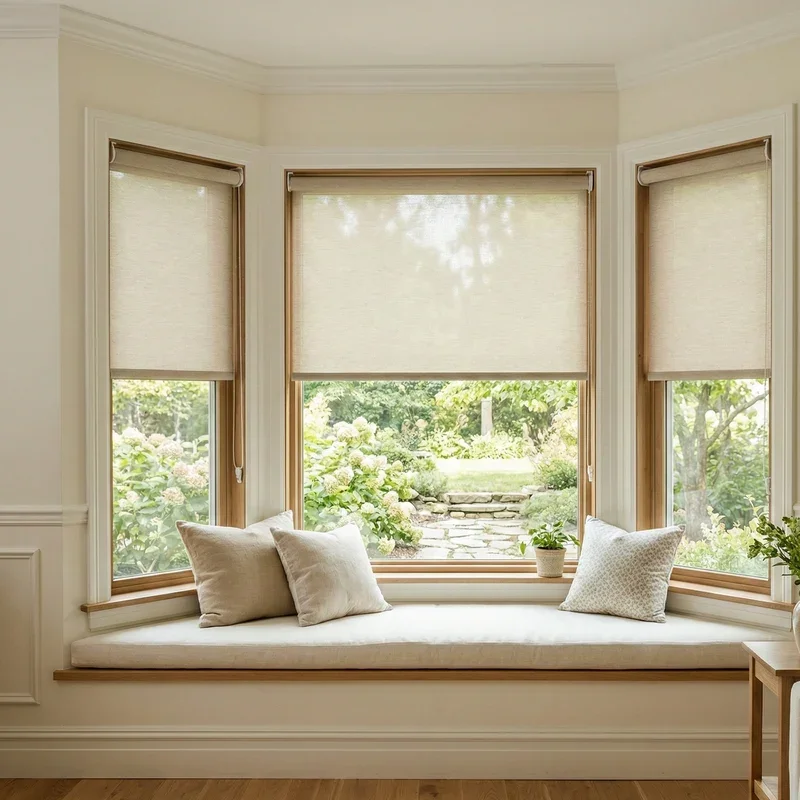 Bay Window Shade Ideas