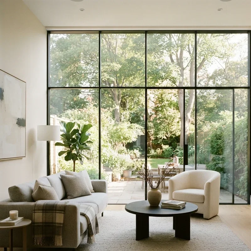 Modern Living Room Window Ideas