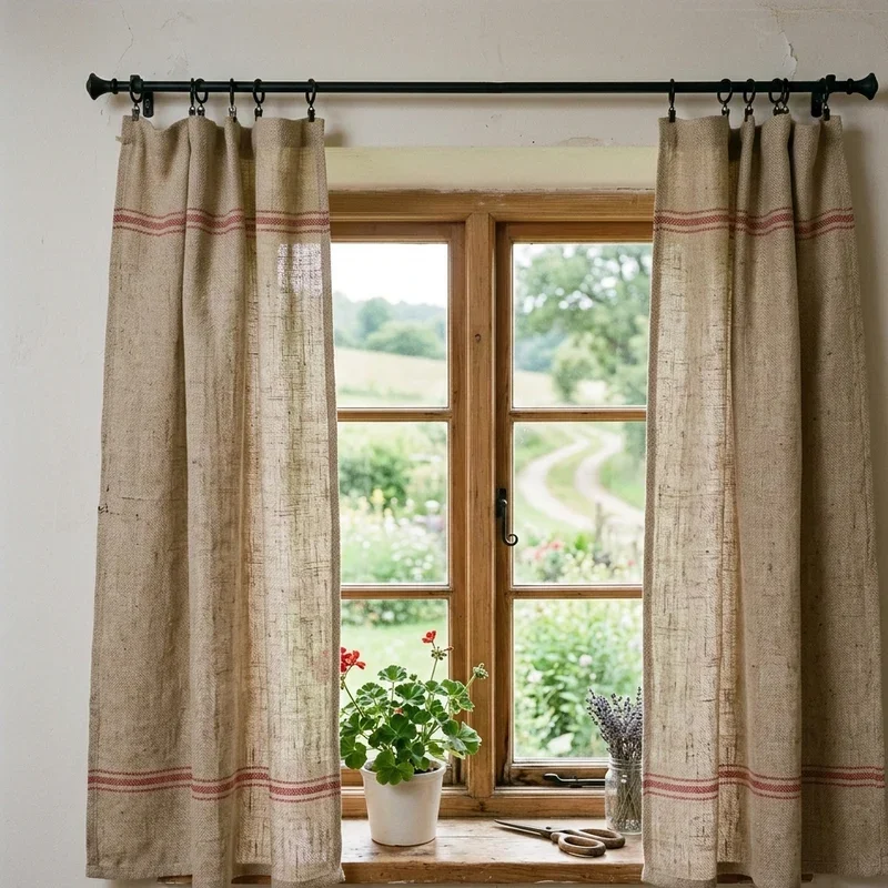 Farmhouse Window Treatment Ideas