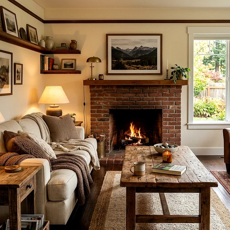 Brown and Cream Living Room Ideas