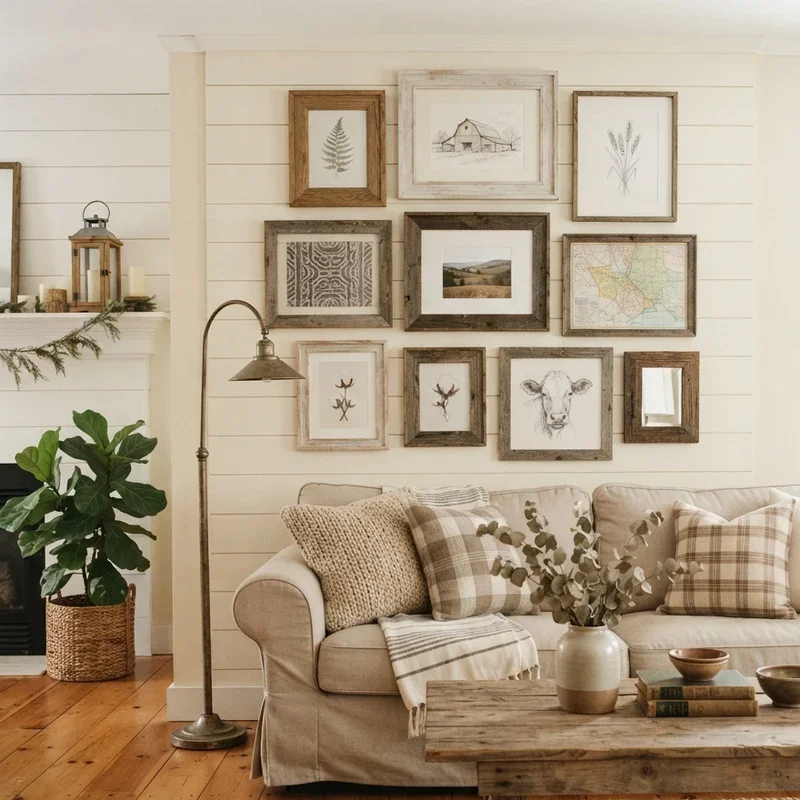 Farmhouse Living Room Decorating Ideas