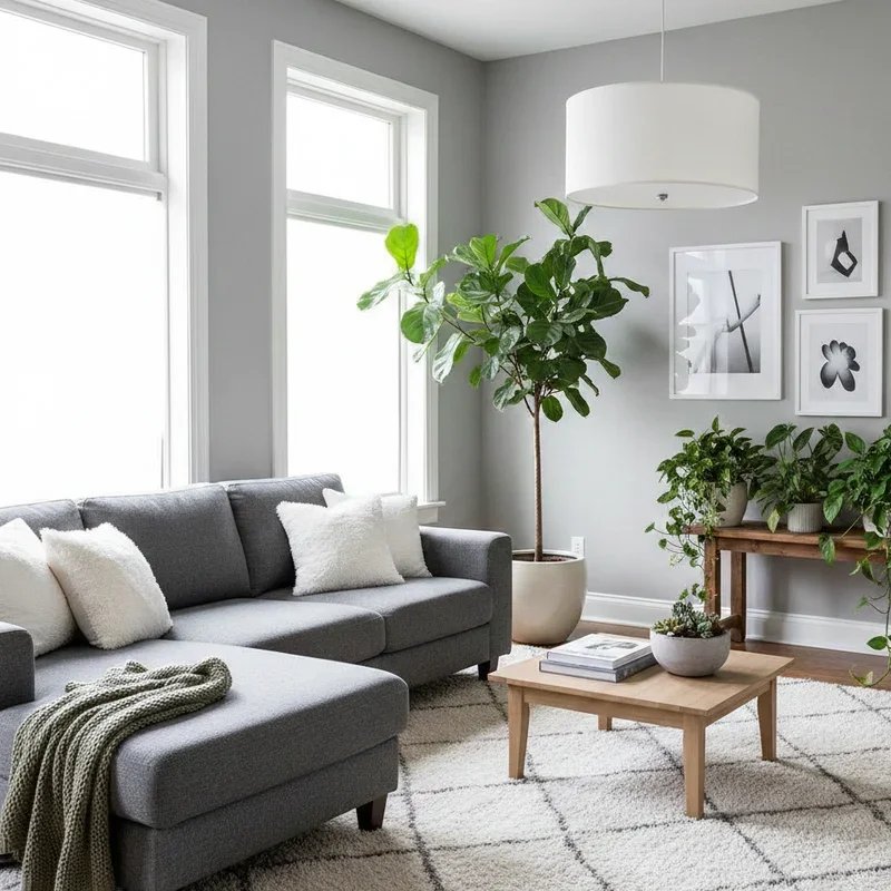 Gray and White Living Room Ideas