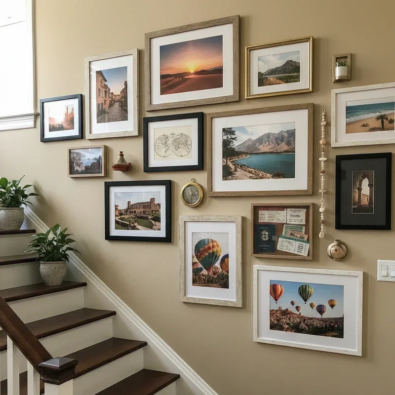 Staircase Gallery Wall Ideas