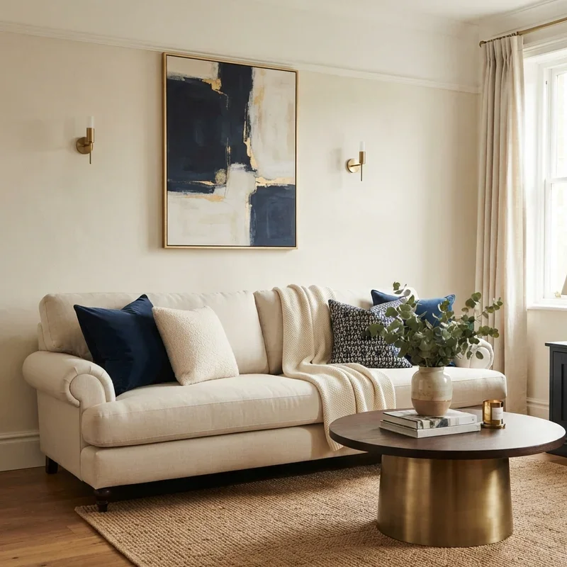 Cream Living Room Ideas