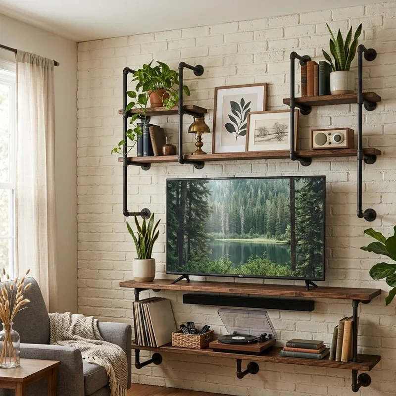 Living Room Entertainment Wall Ideas