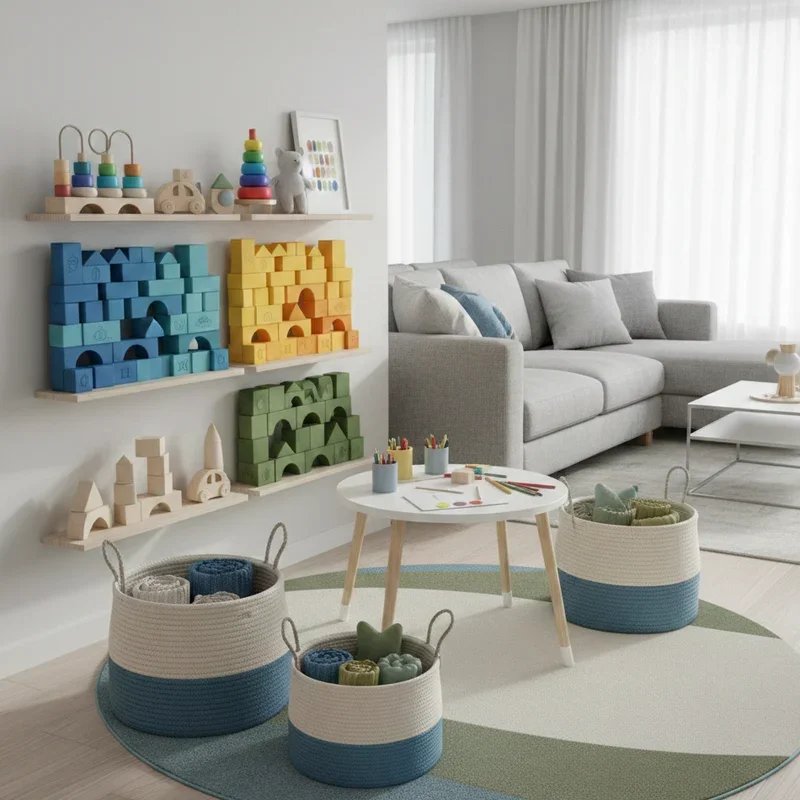 Play Area in Living Room Ideas