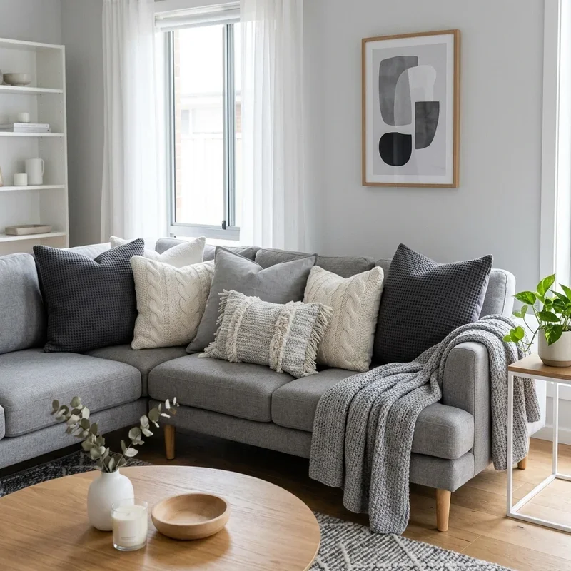 White and Grey Living Room Ideas