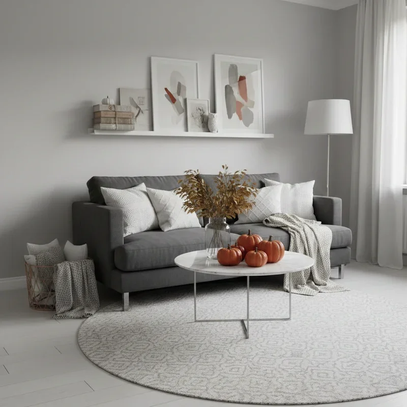 Gray and White Living Room Ideas