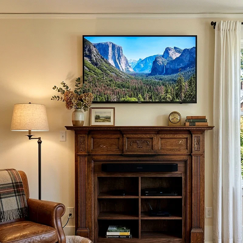 Mantel Without Fireplace Ideas