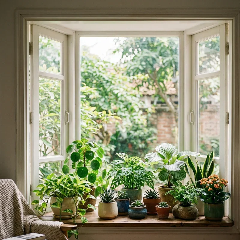 Bay Window Plant Ideas