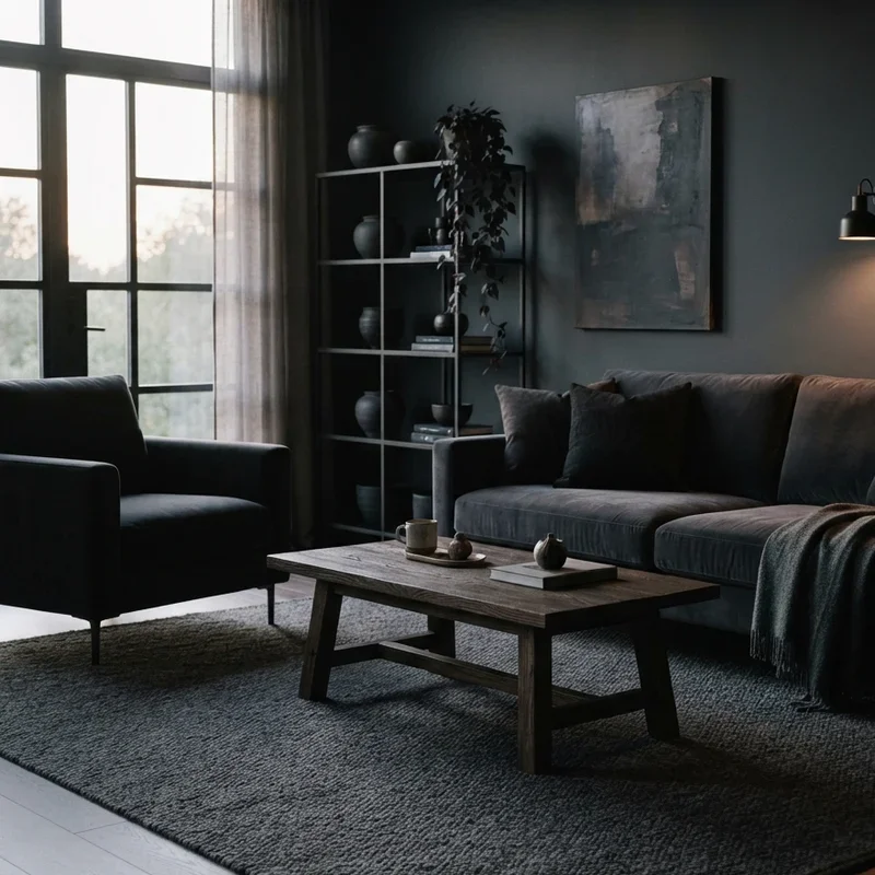 Dark Gray Carpet Living Room Ideas