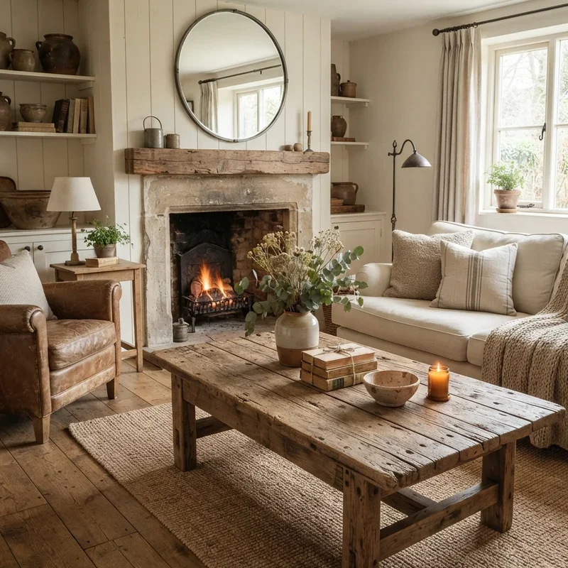 Farmhouse Rustic Living Room Ideas