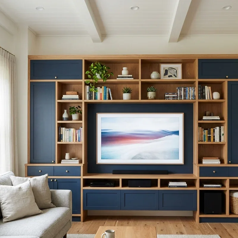 Living Room Entertainment Wall Ideas