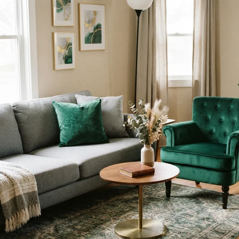 Gray Couch With Accent Chair Ideas