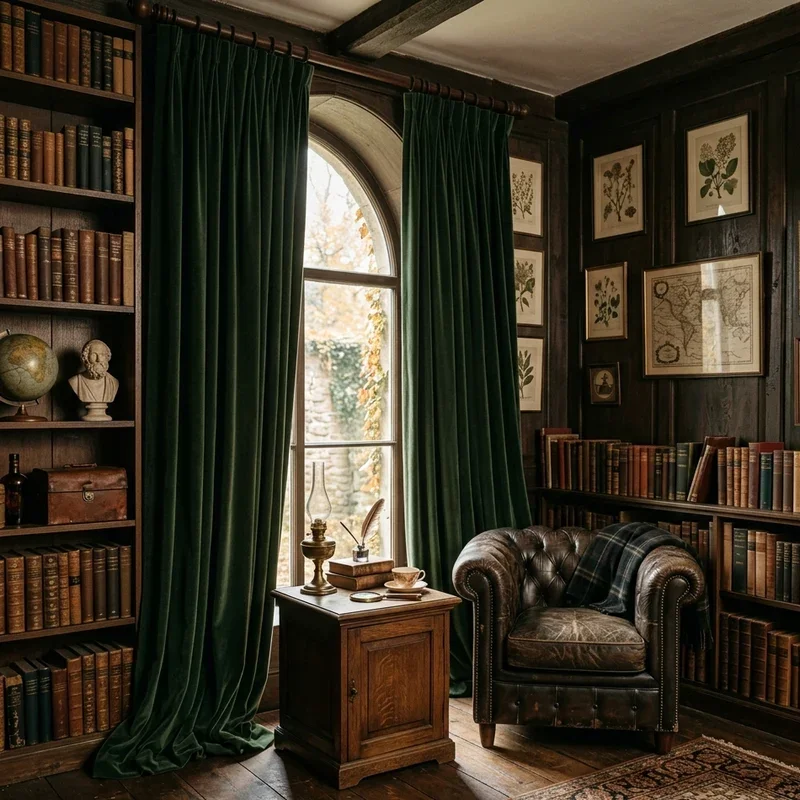 Dark Academia Living Room Ideas