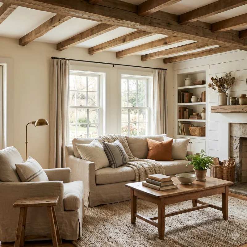 Rustic Farmhouse Living Room Ideas