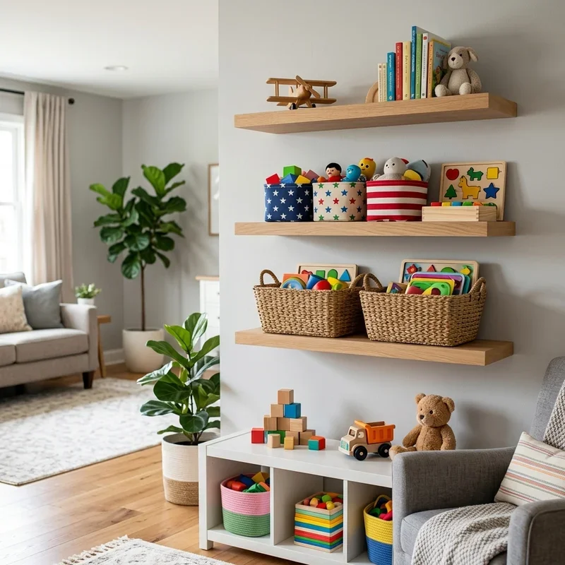 Living Room Toy Storage Ideas