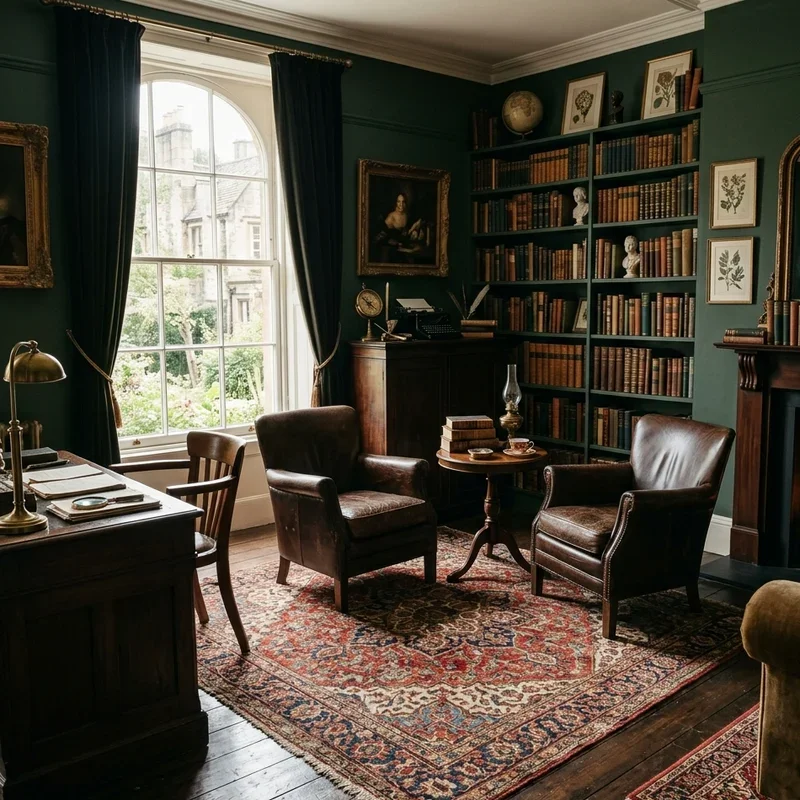 Dark Academia Living Room Ideas