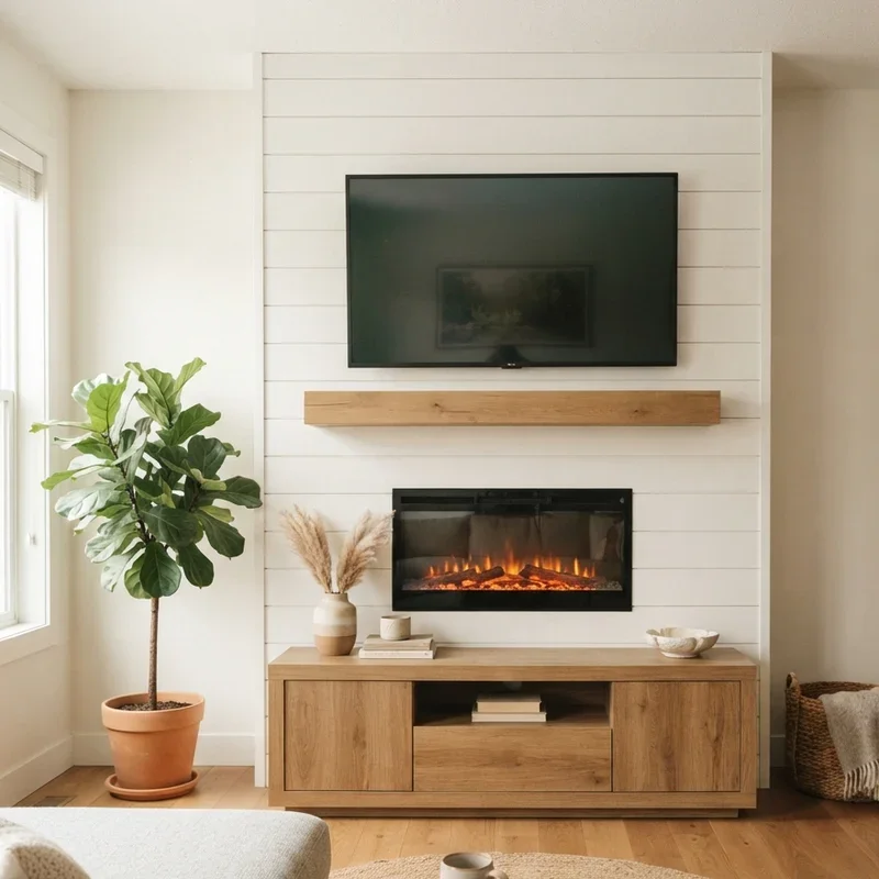 Fireplace TV Accent Wall Ideas