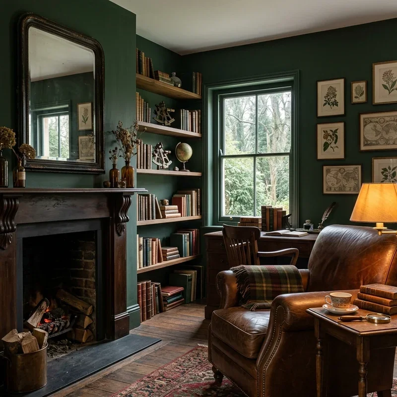 Dark Academia Living Room Ideas