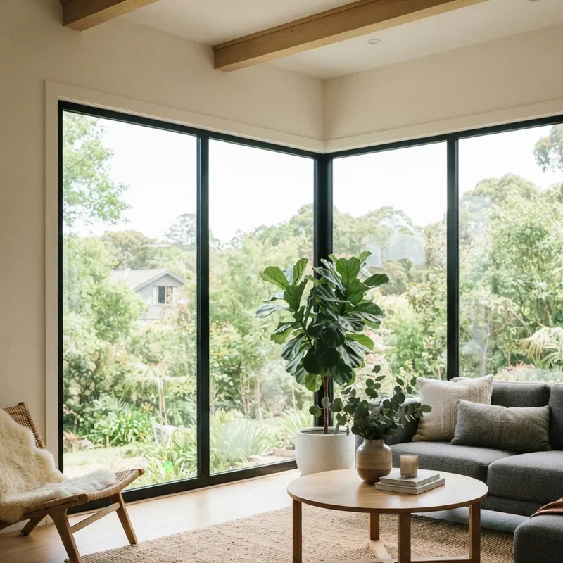 Modern Living Room Window Ideas