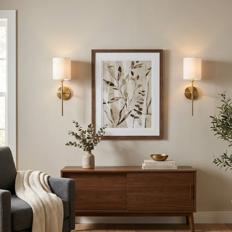 Living Room Sconce Ideas