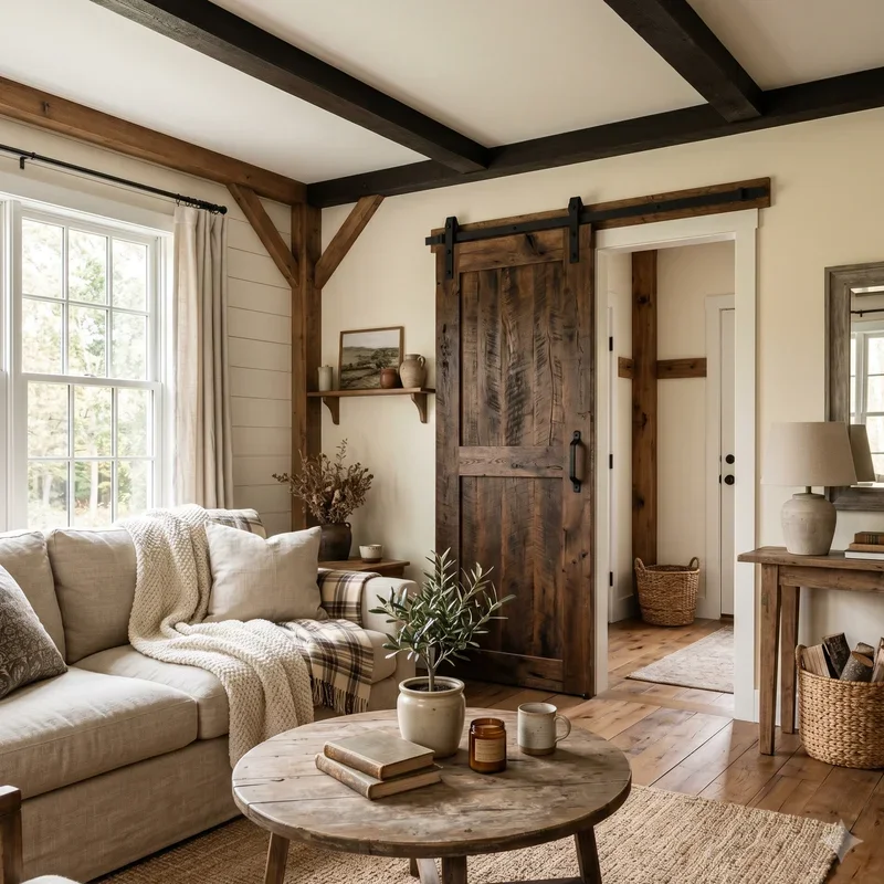 Rustic Farmhouse Living Room Ideas