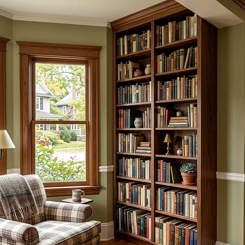 Living Room Bookcase Ideas