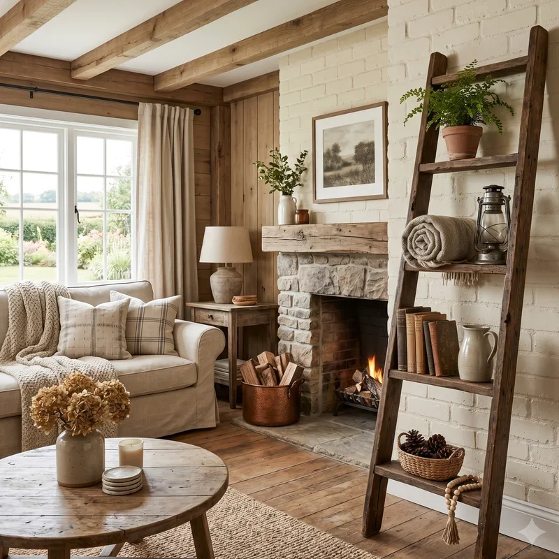 Rustic Farmhouse Living Room Ideas
