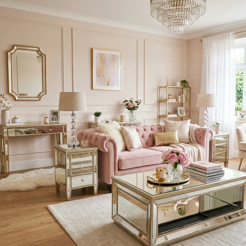 Girly Living Room Ideas