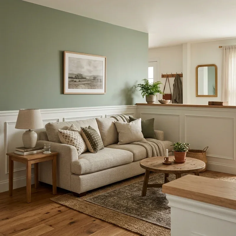 Half Wall Living Room Ideas