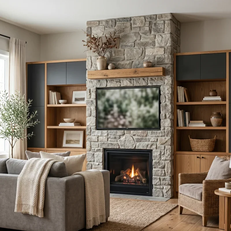 Chimney Ideas for Living Room