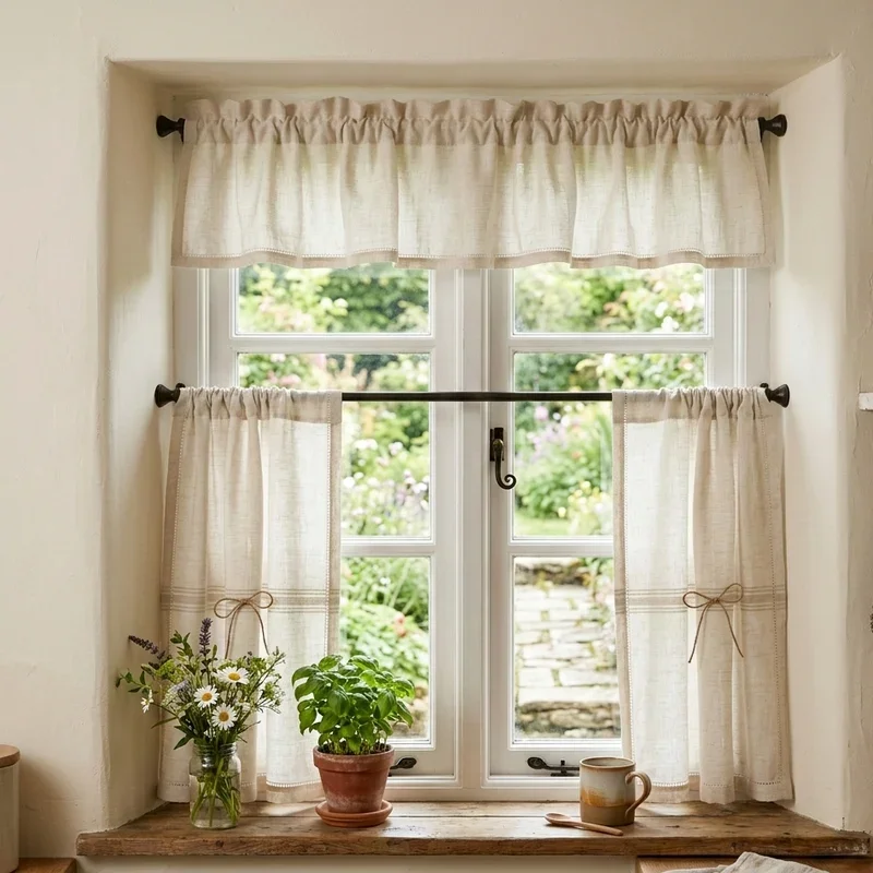 Farmhouse Window Treatment Ideas