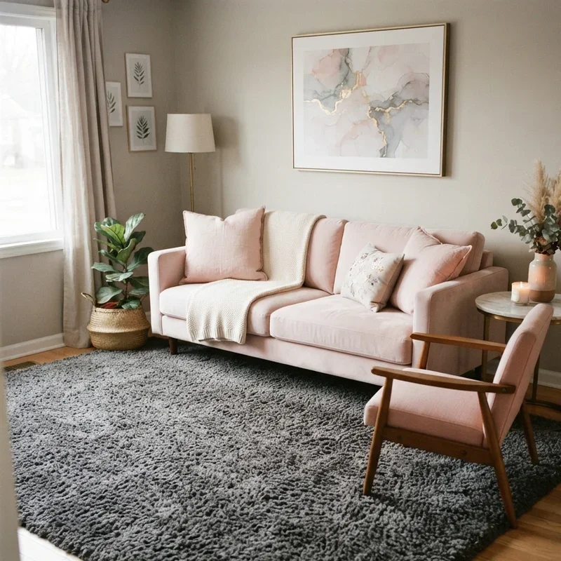 Dark Gray Carpet Living Room Ideas