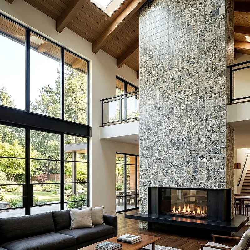 Two Story Fireplace Ideas