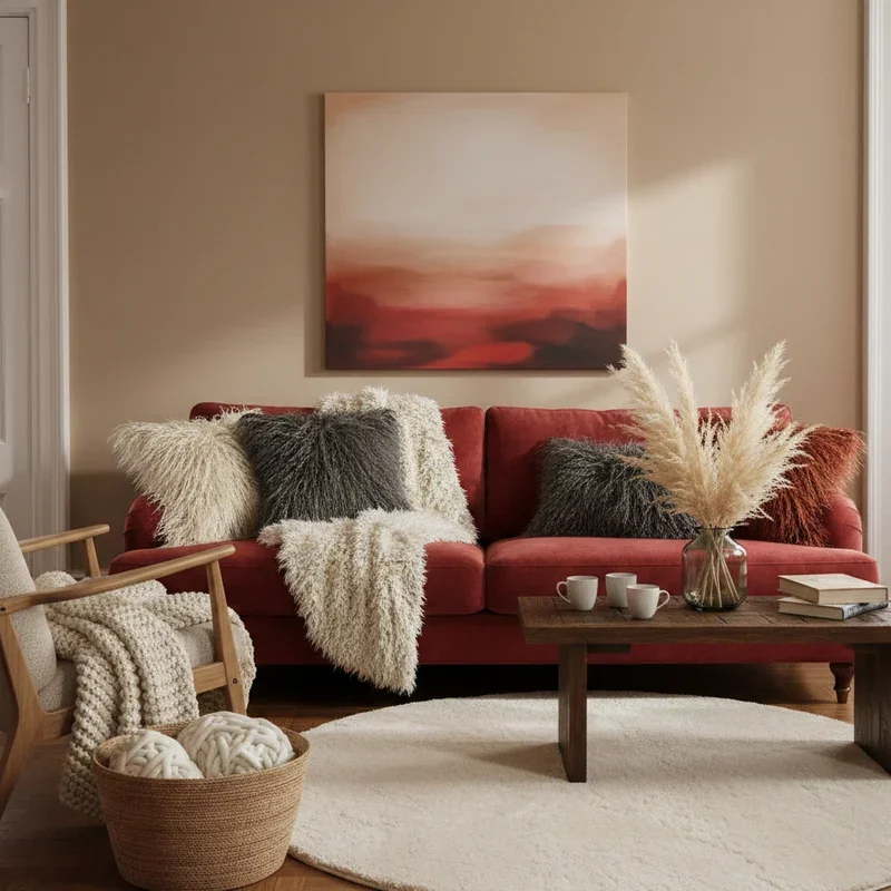 Red Sofa Living Room Ideas