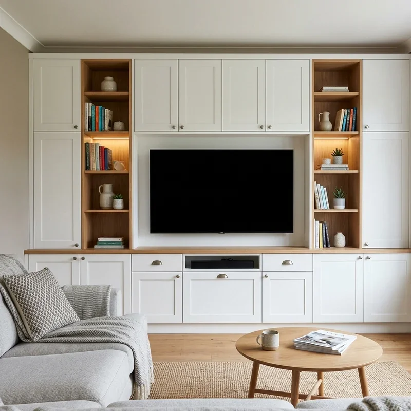 Living Room Built In Cabinet Ideas