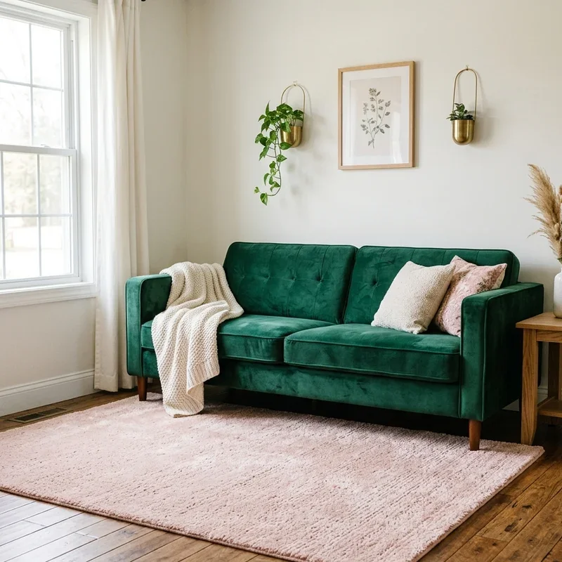 Green Couch Rug Ideas