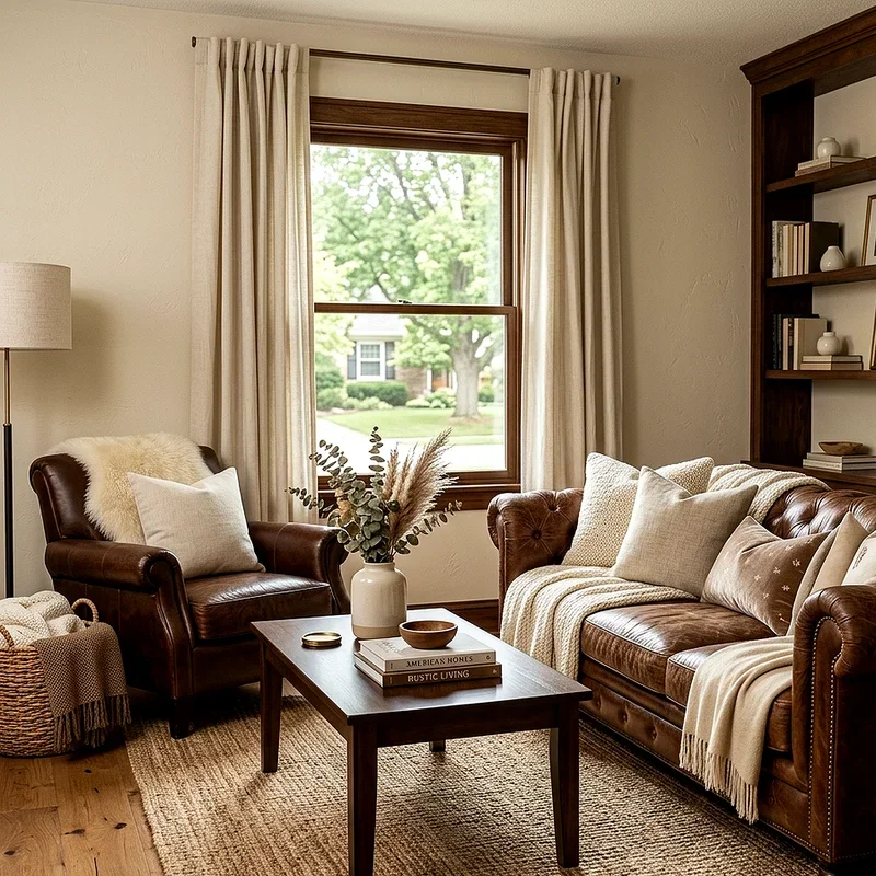 Brown and Cream Living Room Ideas