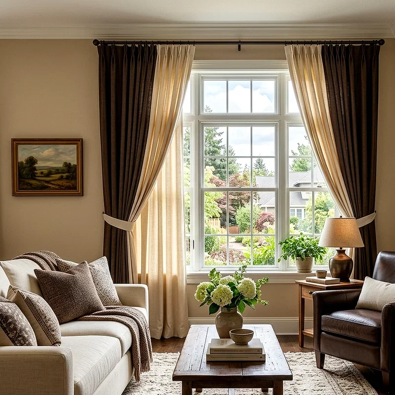 Brown and Cream Living Room Ideas