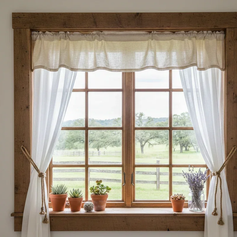 15 Farmhouse Window Treatment Ideas for Cozy Homes