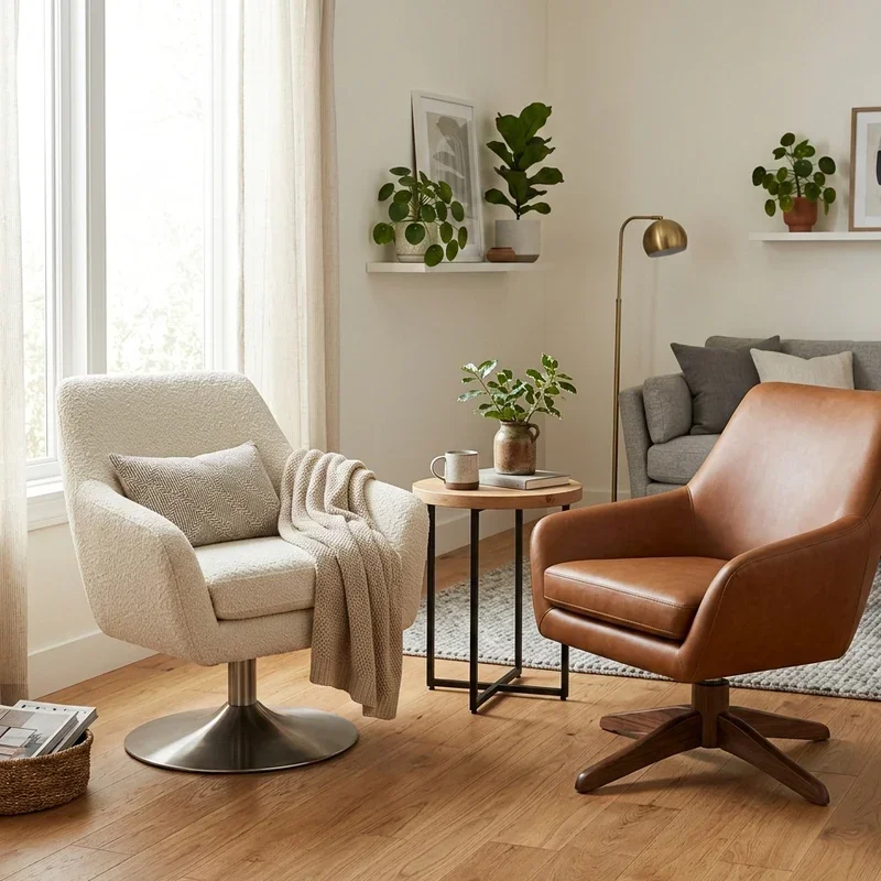 Swivel Chair Living Room Ideas