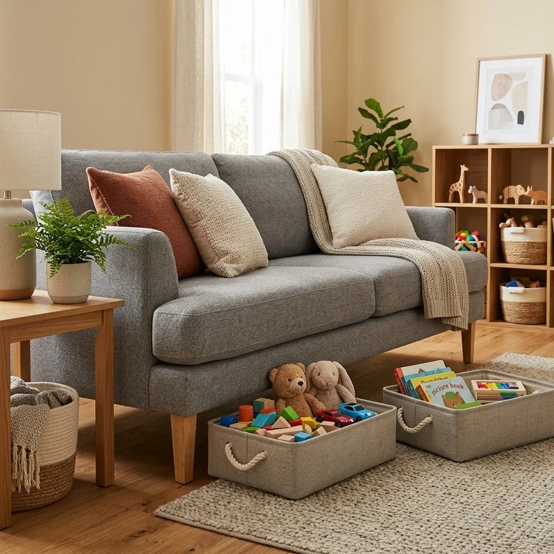 Living Room Toy Storage Ideas