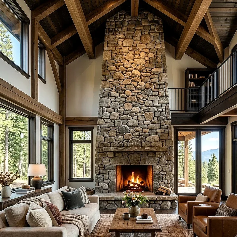 15 Two Story Fireplace Ideas for a Stunning Living Room