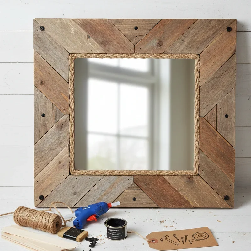 DIY Rectangle Mirror Frame Ideas