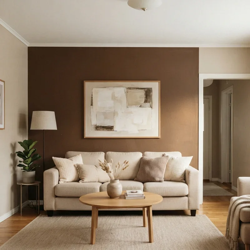 Brown and Beige Living Room Ideas