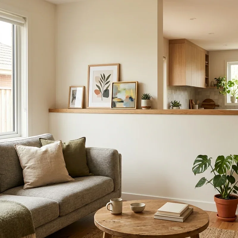 Half Wall Living Room Ideas