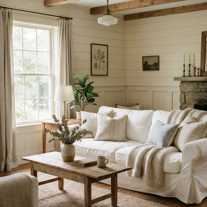 Farmhouse Living Room Decorating Ideas
