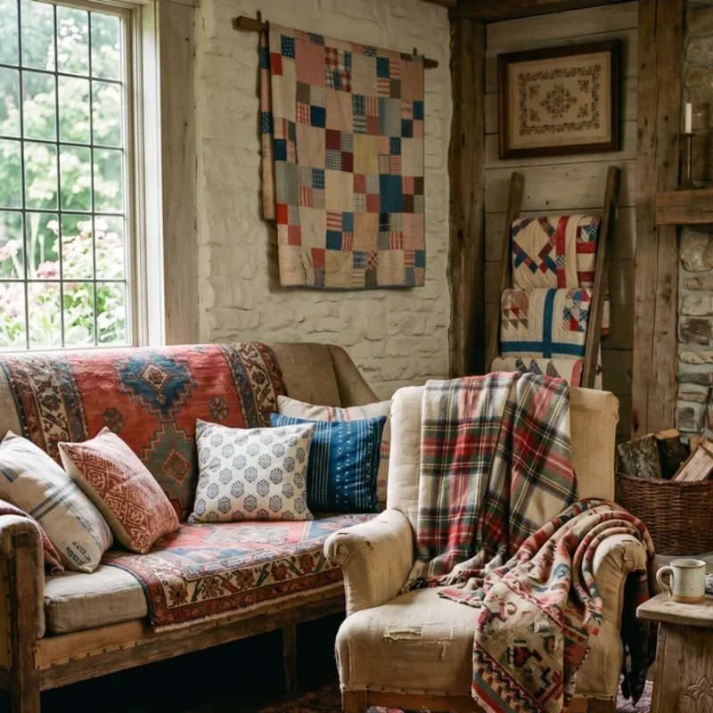 Rustic Farmhouse Living Room Ideas