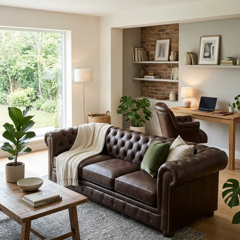 Modern Chesterfield Sofa Living Room Ideas